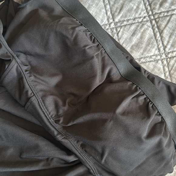 Halara Square Neck Backless Corset Ruched Split Bodycon Midi Casual Dress - Picture 4 of 8